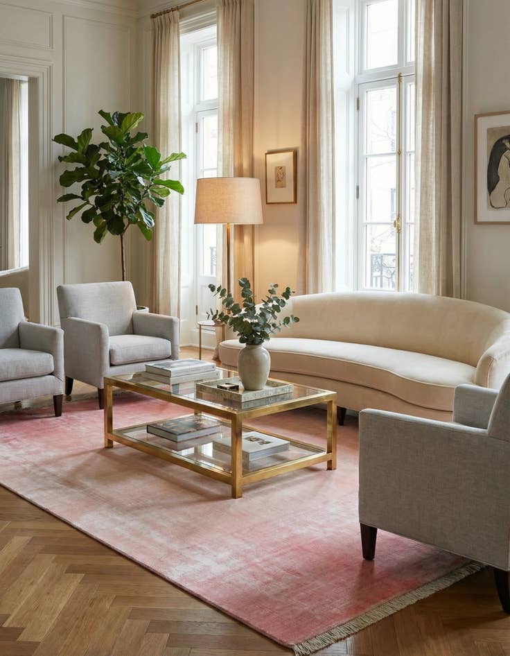 Detail image of 5' 7 x 7' 11  Hand Knotted Darya Wool Rug