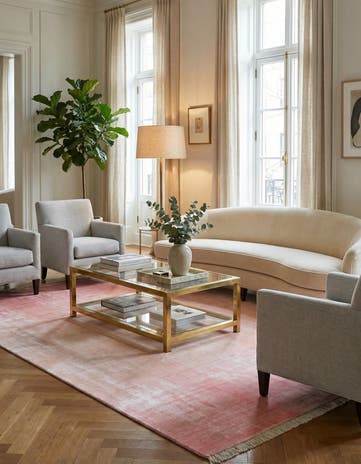5' 7 x 7' 11 Hand Knotted Darya Wool Rug