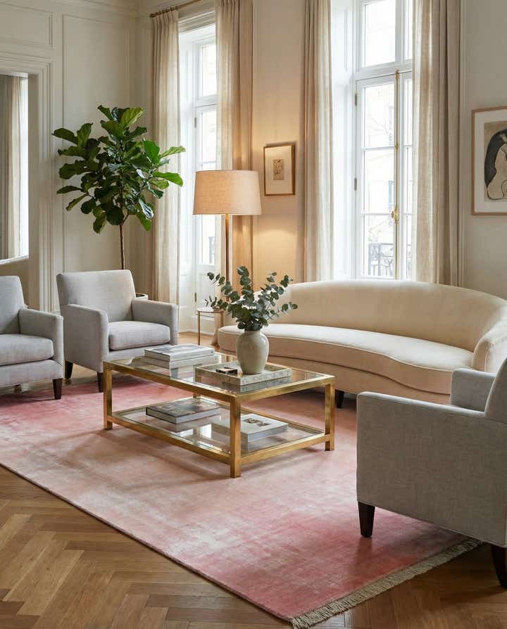5' 7 x 7' 11 Hand Knotted Darya Wool Rug