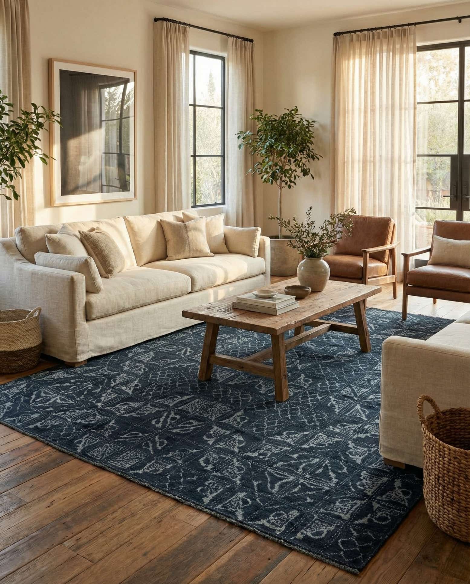 7' 10 x 9' 8 Hand Knotted Darya Rug