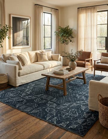 7' 10 x 9' 8 Hand Knotted Darya Rug