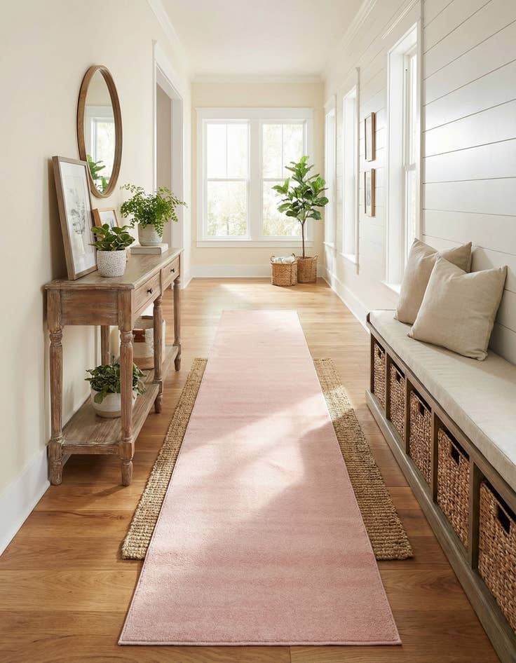 Detail image of  2' 6 x 16' 5 Everyday Solid Runner Rug