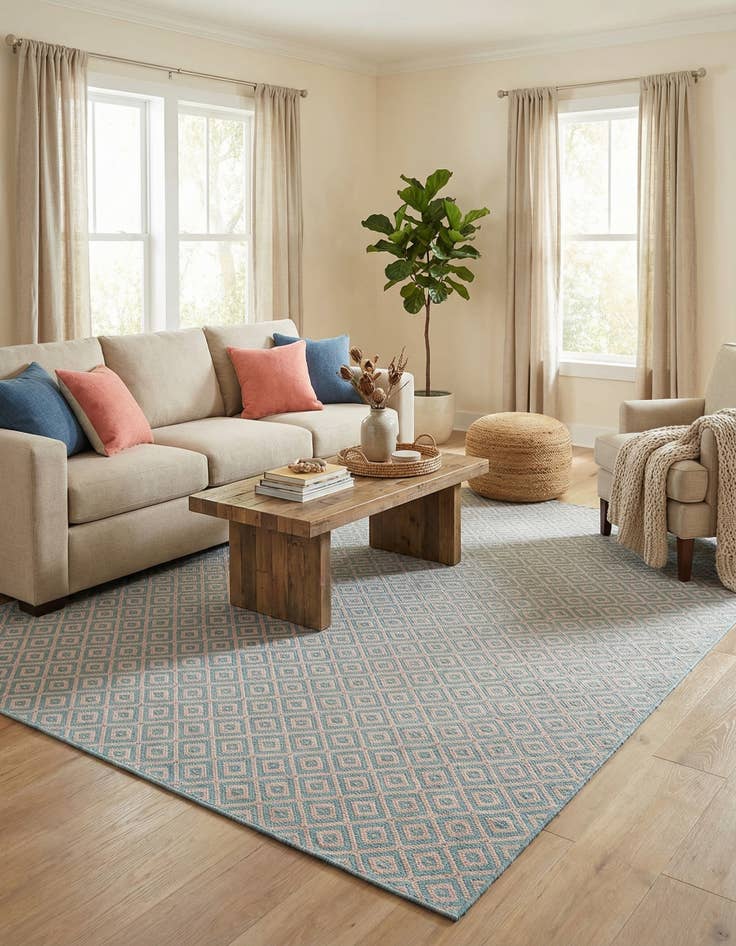 Detail image of 9' x 12'  Washable Jill Zarin Costa Rica Indoor / Outdoor Rug