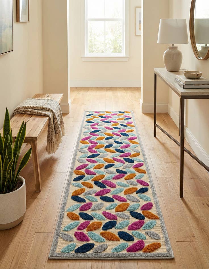 Detail image of 2' x 10' Easy-Clean Aruba Indoor / Outdoor Runner Rug
