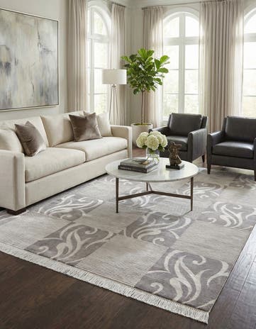 5' 9 x 8' Hand Knotted Darya Wool Rug
