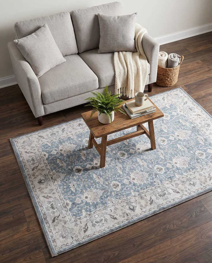 Detail image of 3' 6 x 5' 6 Washable Timeless Rug