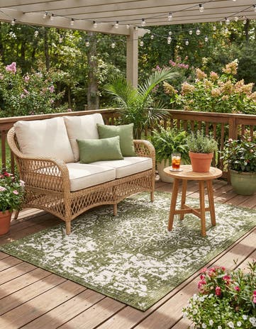 4' x 6' Easy-Clean Jill Zarin Dubai Indoor / Outdoor Rug