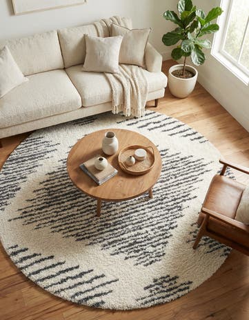 10' x 10' Serenity Shag Round Rug