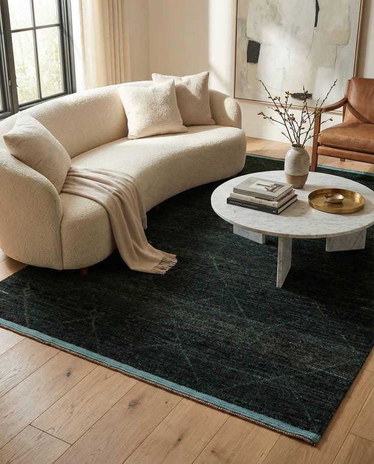 Detail image of 8' x 10' 8 Hand Knotted Moroccan Wool Rug