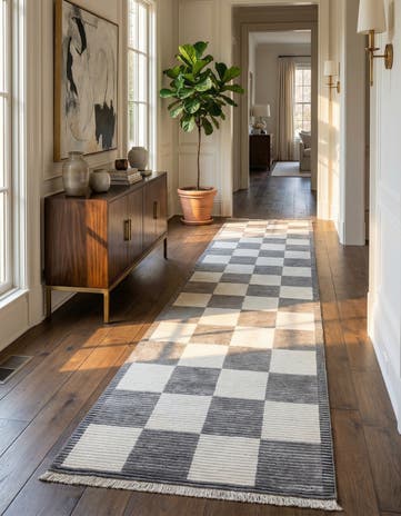 2' 7 x 13' 1 Hand Knotted Darya Wool Runner Rug