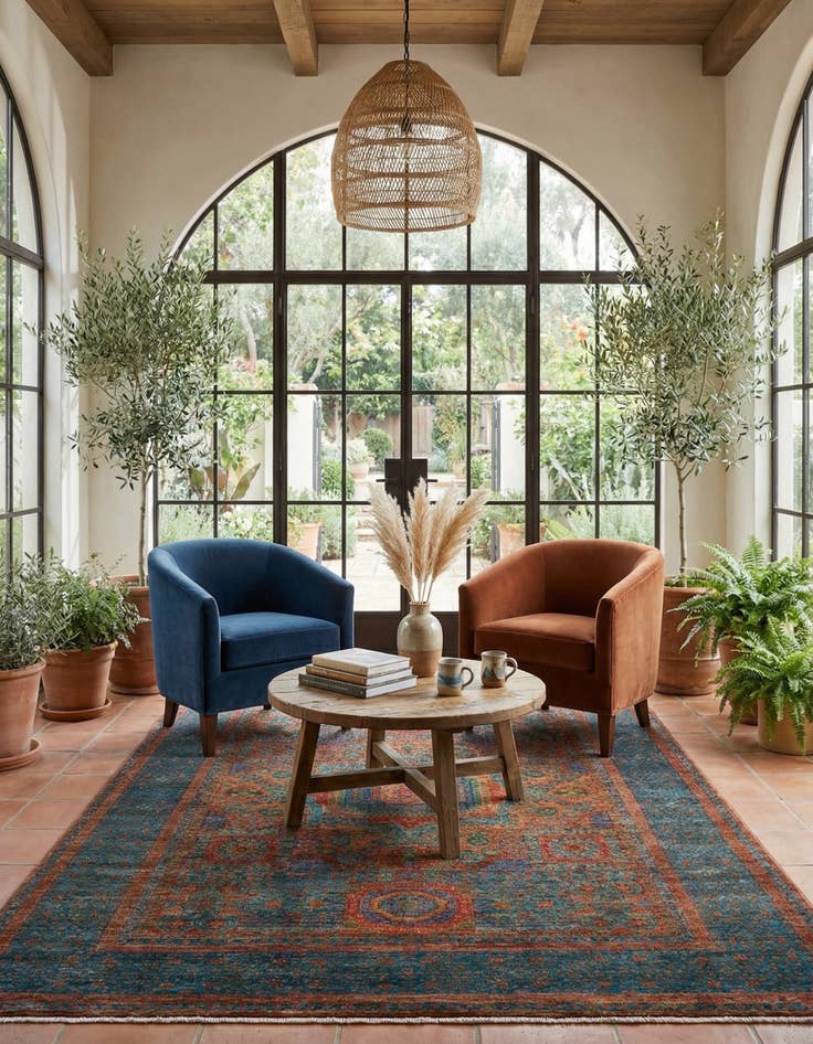 Detail image of 4' 11 x 6' 5 Mamluk Rug