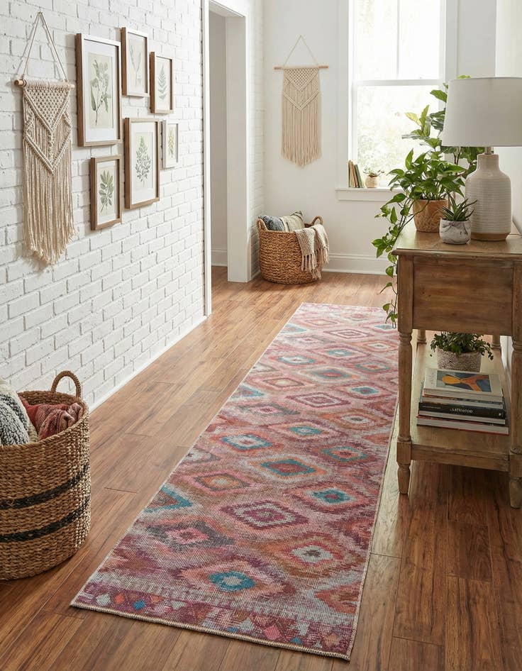 Detail image of 2' 7 x 12'  Washable Sisu Runner Rug