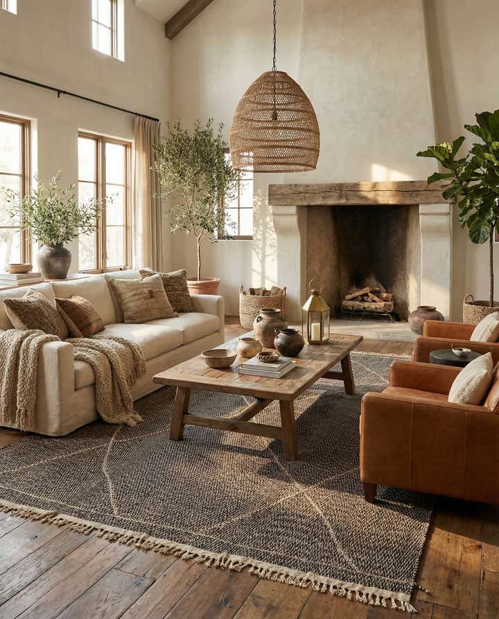 9' 3 x 14' 9 Hand Knotted Moroccan Wool Rug