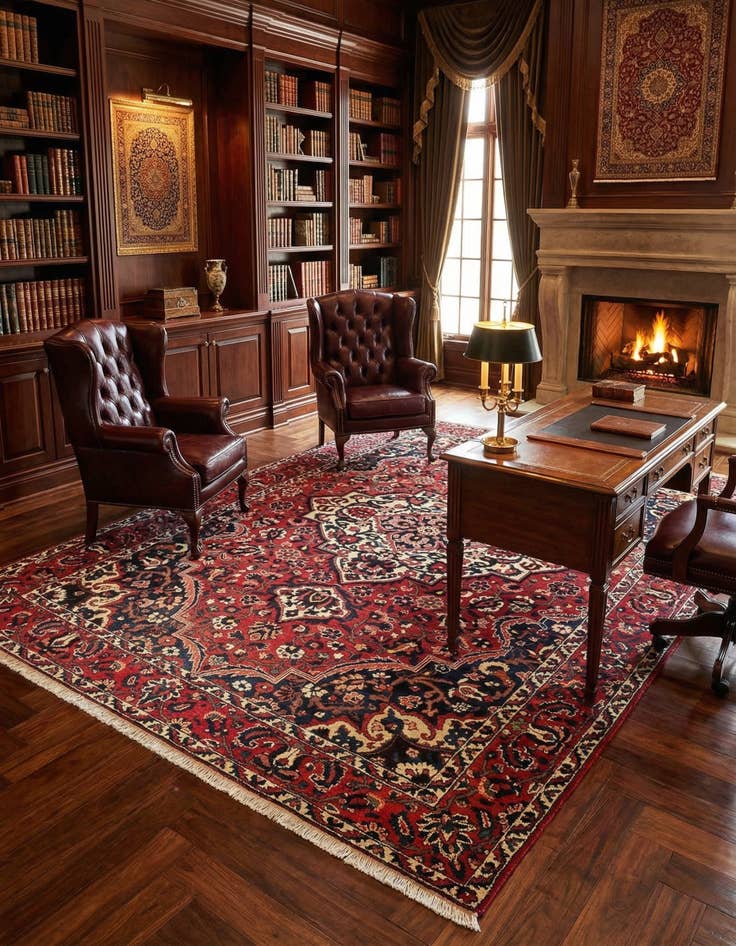 Detail image of 6' 10 x 10' 1 Bachtiar Rug