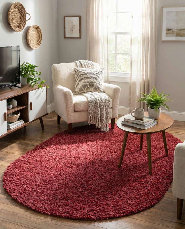 5' 3 x 8' Zermatt Shag Oval Rug