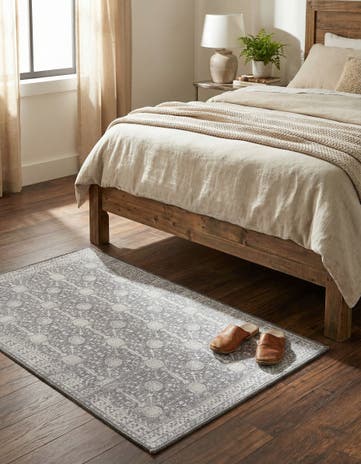 Gray Washable Timeless Rug