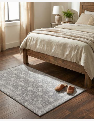 Gray Washable Timeless Rug
