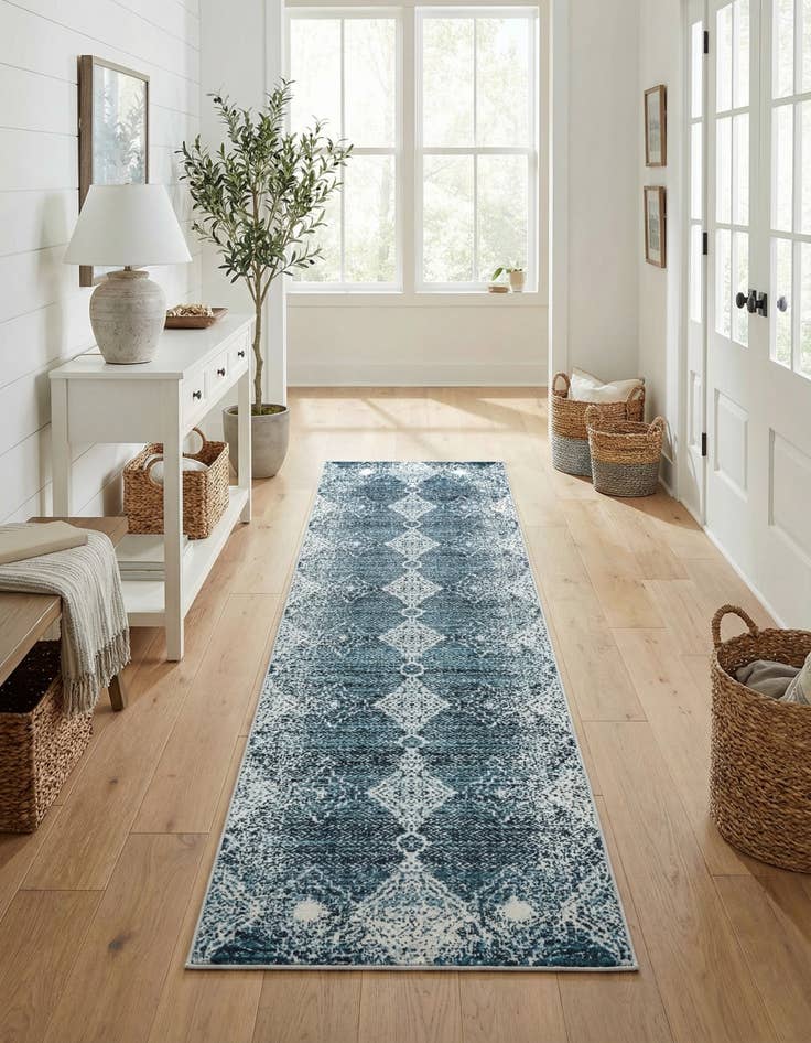 Detail image of 2' 7 x 12' Kamala Washable Runner Rug