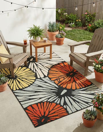 5' x 7' Easy-Clean Casablanca Indoor / Outdoor Rug