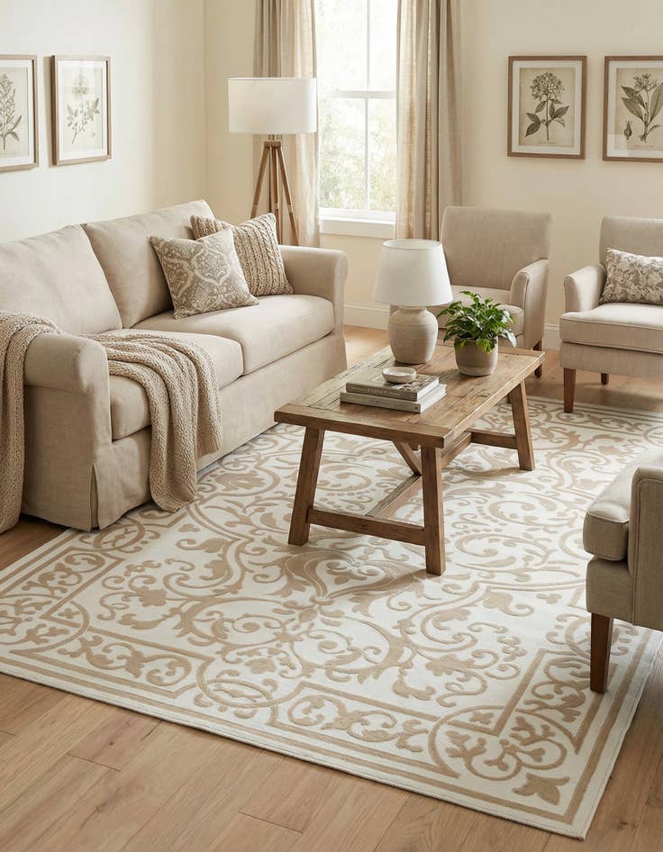 Detail image of 7' x 10' Hermitage Rug