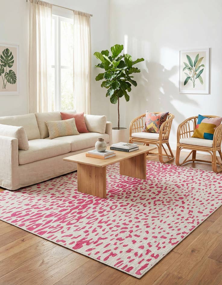 Detail image of 9' x 12'  Washable Safari Indoor / Outdoor Rug