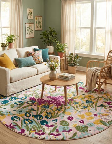 10' x 10' Bloom Round Rug