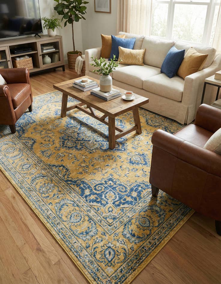 Detail image of 7' 10 x 10'  Washable Jill Zarin Dubai Indoor / Outdoor Rug