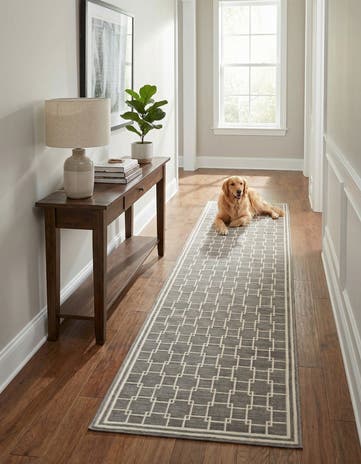 Jill Zarin Gray Metropolitan Uptown Runner Rug