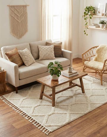 Ivory Boho Rug