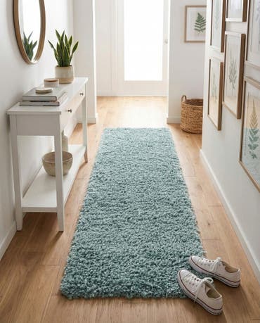  2' x 7' Zermatt Shag Runner Rug