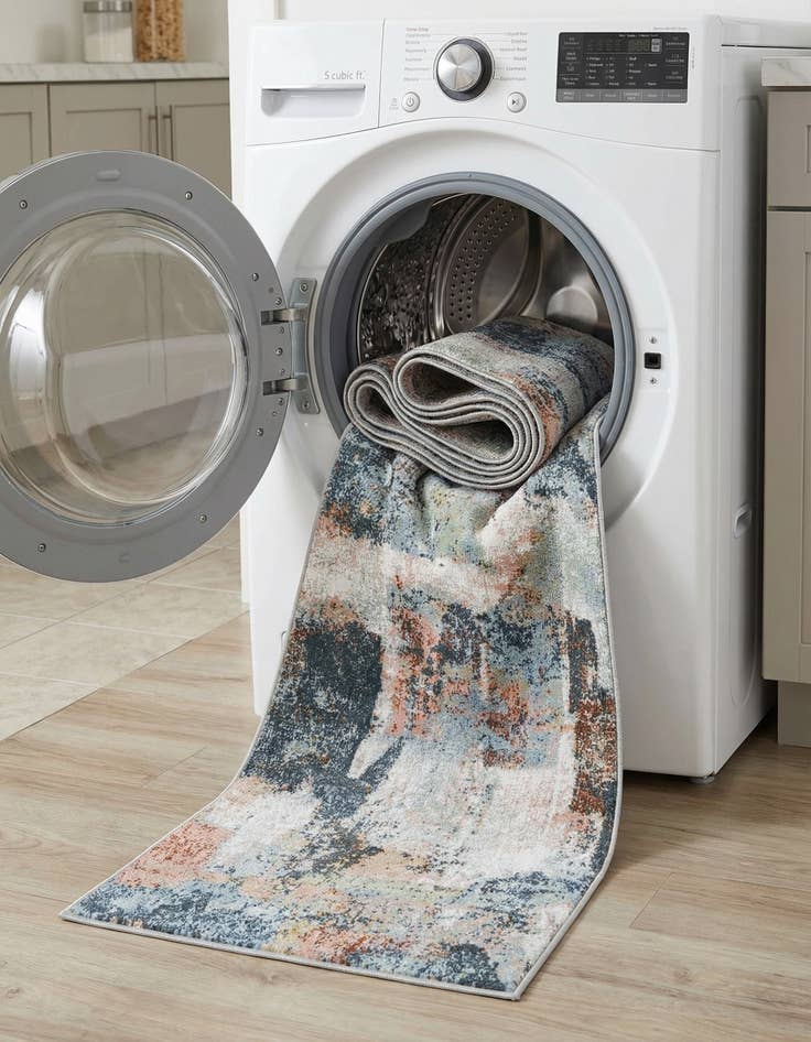 Detail image of  2' 7 x 12' Kamala Washable Runner Rug