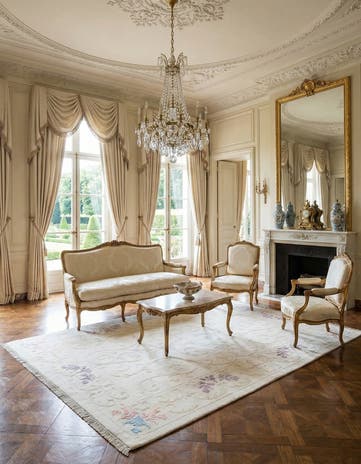 6' 7 x 9' 8 Hand Knotted Darya Rug