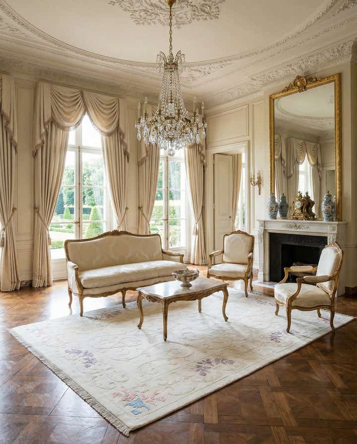 6' 7 x 9' 8 Hand Knotted Darya Rug