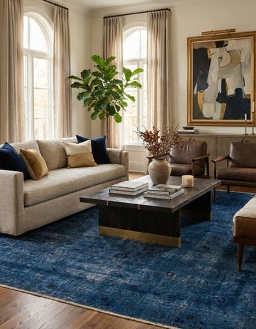 8' 10 x 11' 7 Hand Knotted Ultra Vintage Persian Wool Rug