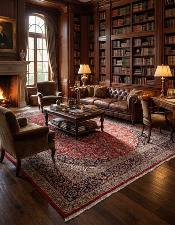 9' 8 x 12' 6 Hand Knotted Mashad Persian Wool Rug