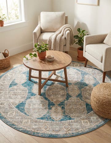 5' 2 x 5' 2 Lola Round Rug