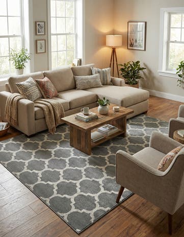 7' 10 x 11' Lattice Rug