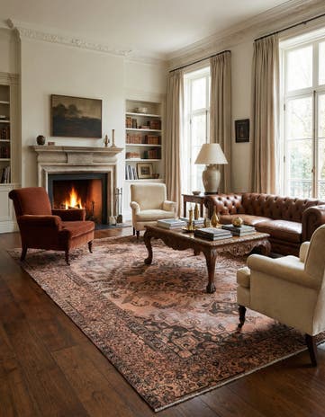 6' 7 x 10' 10 Vintage Rug