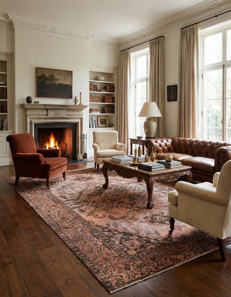 Detail image of 6' 7 x 10' 10 Vintage Rug