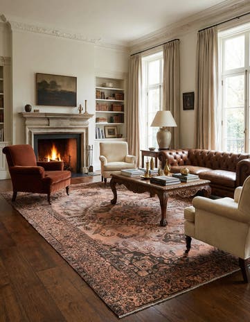 6' 7 x 10' 10 Vintage Rug