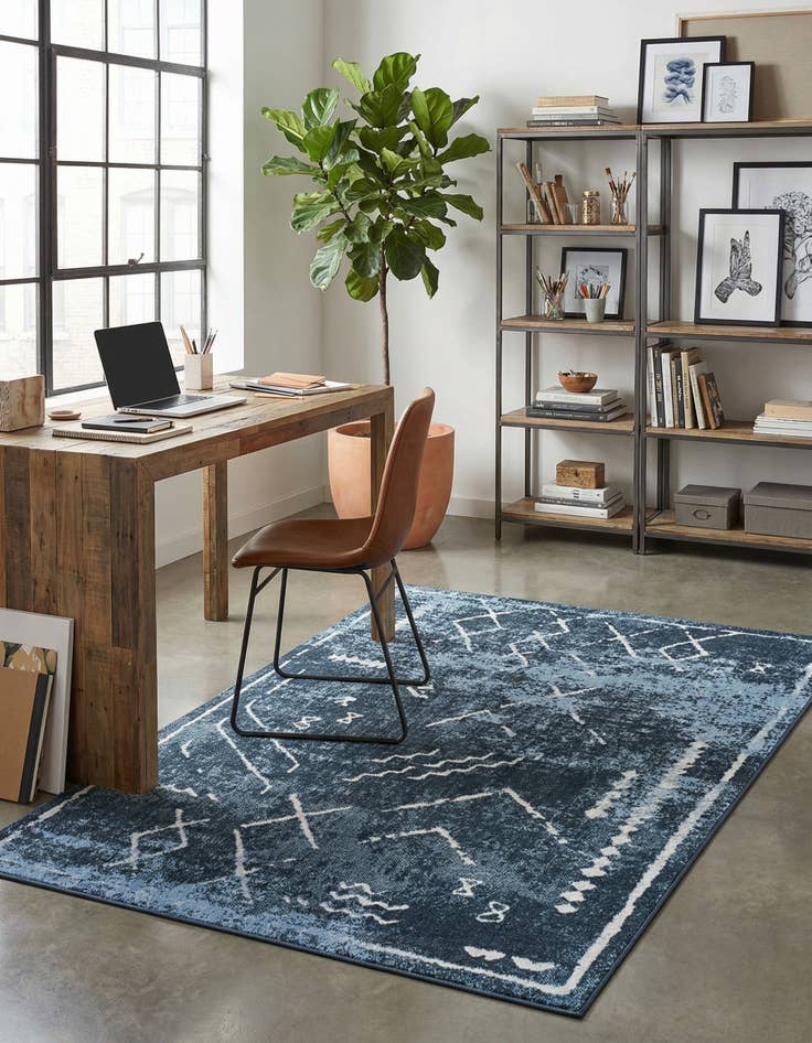 Detail image of 4' x 6' Kamala Washable Rug