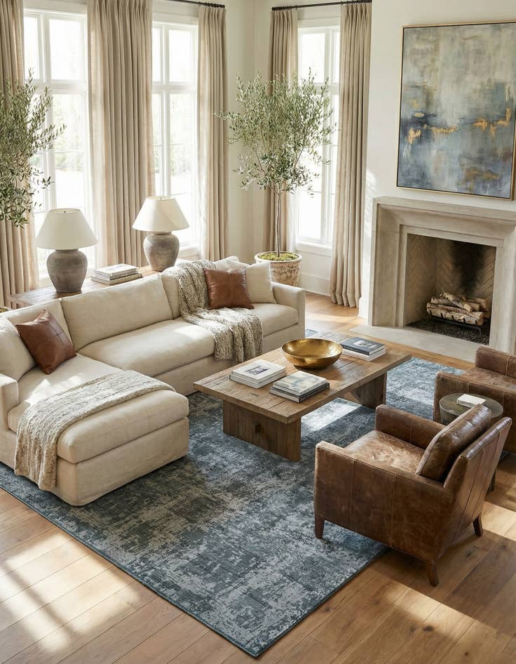 Detail image of 8' 8 x 11' 10  Hand Knotted Ultra Vintage Persian Wool Rug