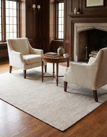 6' 1 x 6' 1 Hand Woven Jill Zarin English Manor Wool Square Rug
