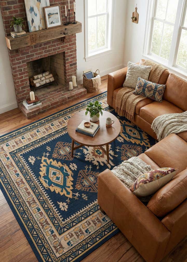 9' x 12' Easy-Clean Baja Indoor / Outdoor Rug