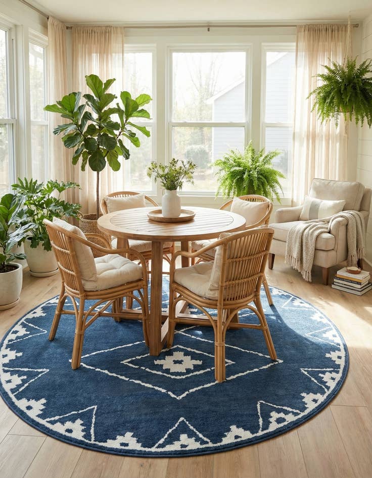 Detail image of 10' x 10' Oslo Round Rug