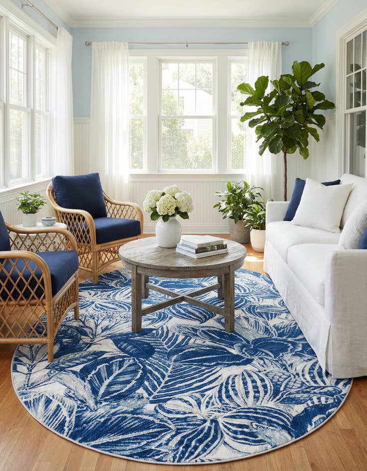 Detail image of 7' 10 x 10' Blossom Oval Rug