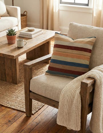 3' 3 x 3' 3 Hand Woven Pillow Wool Square Rug