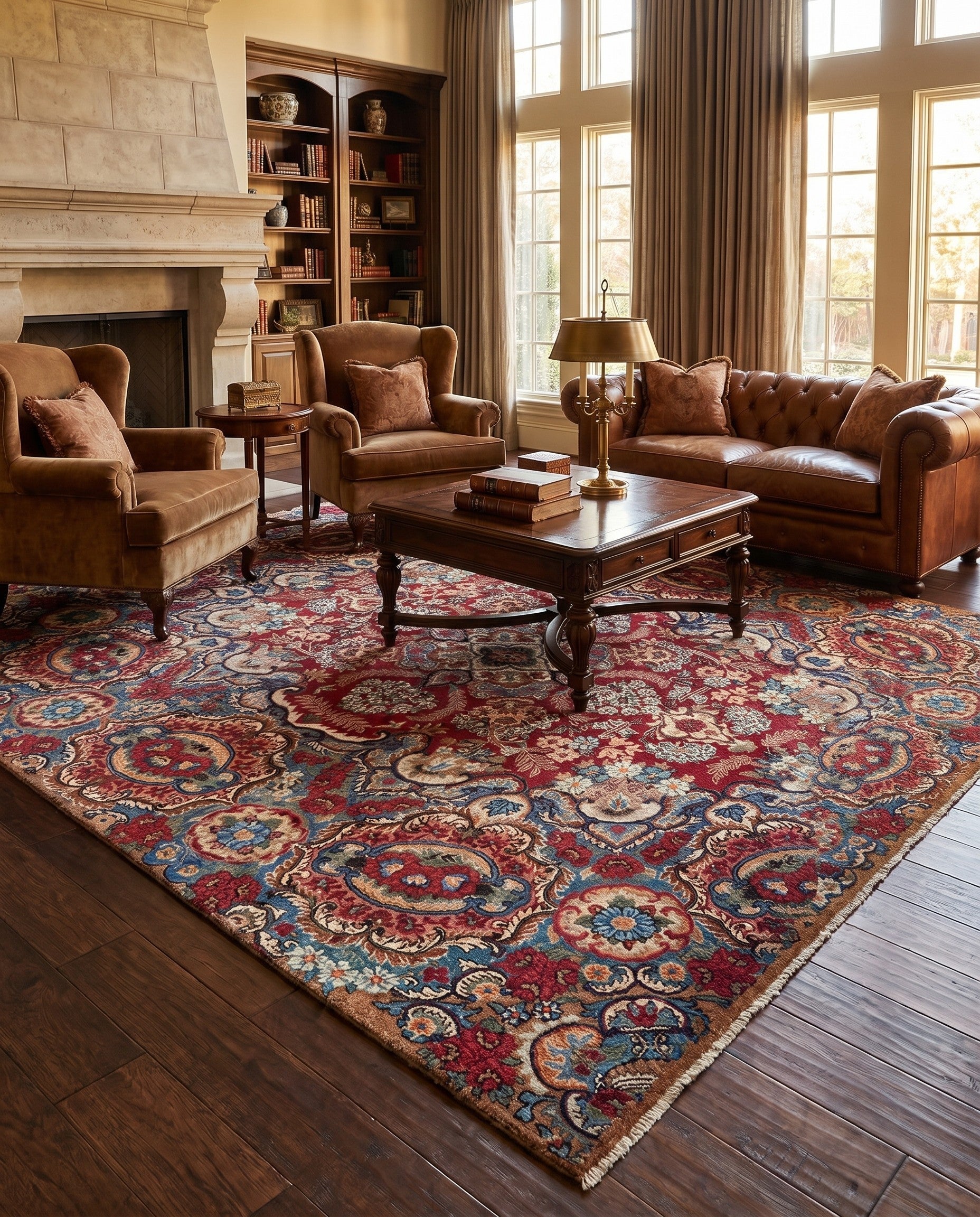 6' 5 x 9' 11 Vintage Royal Rug
