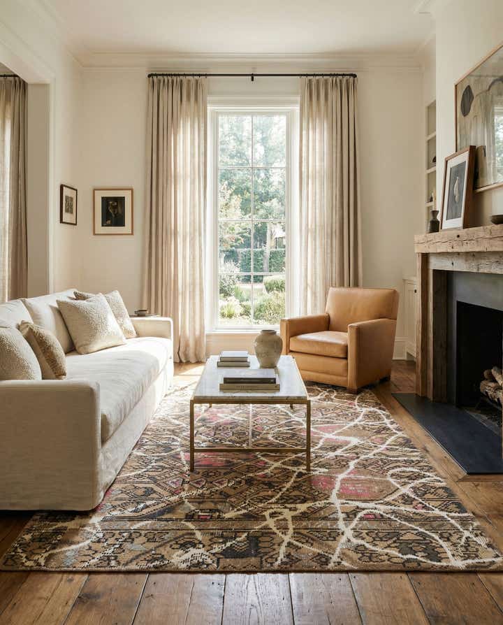 4' 2 x 6' Hand Knotted Ultra Vintage Persian Wool Rug