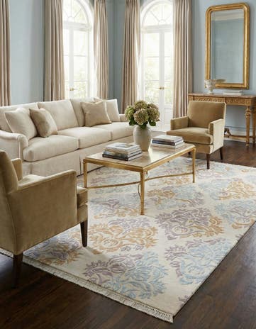 6' 11 x 9' 4 Hand Knotted Darya Rug